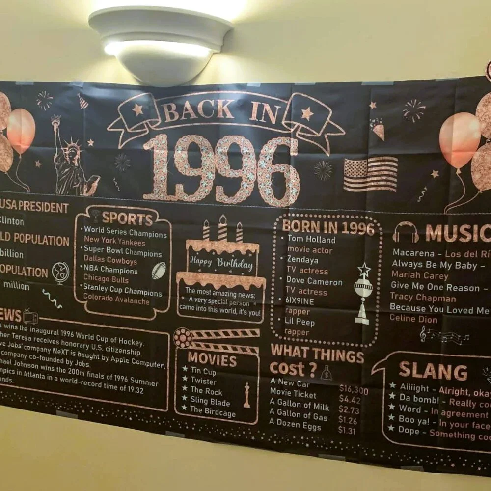 30th Birthday Banner Plus Decorations